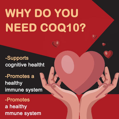 1000Mg CoQ10 Ubiquinone for Heart Health Energy